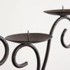Rustic Floor Candelabra with Vintage-Inspired Design