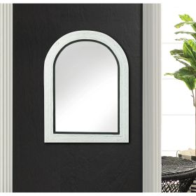 Modern BICOCCA Wall Mirror with Sleek Black Trim - Stylish Home Decor Accent