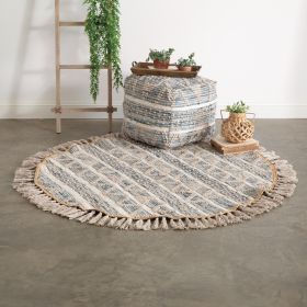 Handwoven Denim Area Rug