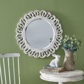 Rustic Cotswold Wall Mirror - Handcrafted Farmhouse Decor for Home or Office
