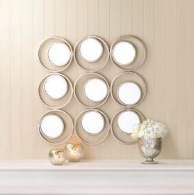 Revolution Wall Mirror - Modern Decorative Mirror for Living Room and Bedroom